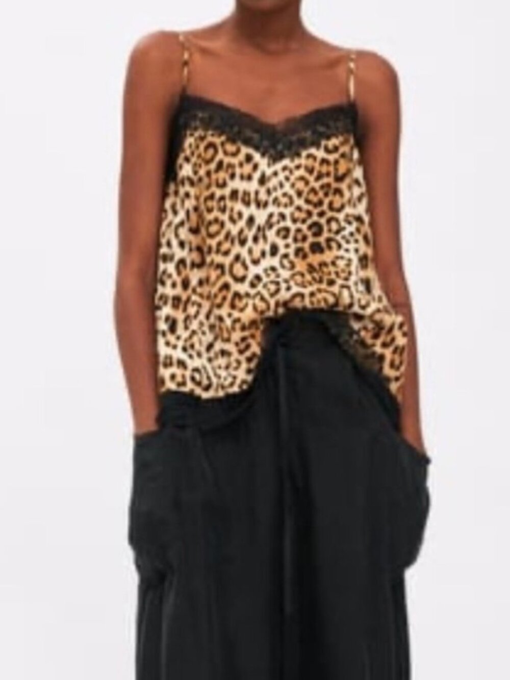 Zara animal print camisole top size M